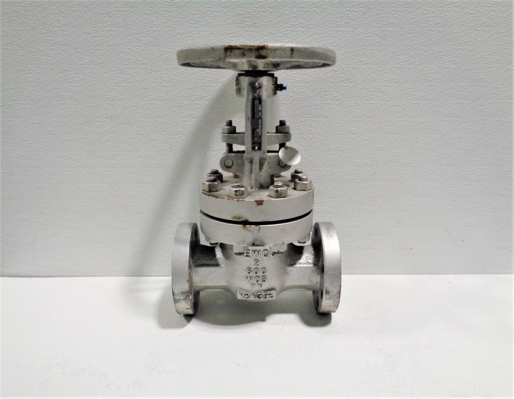 Newco 2" 600# RF WCB Gate Valve, Fig# 16F-CB4/2-NC125